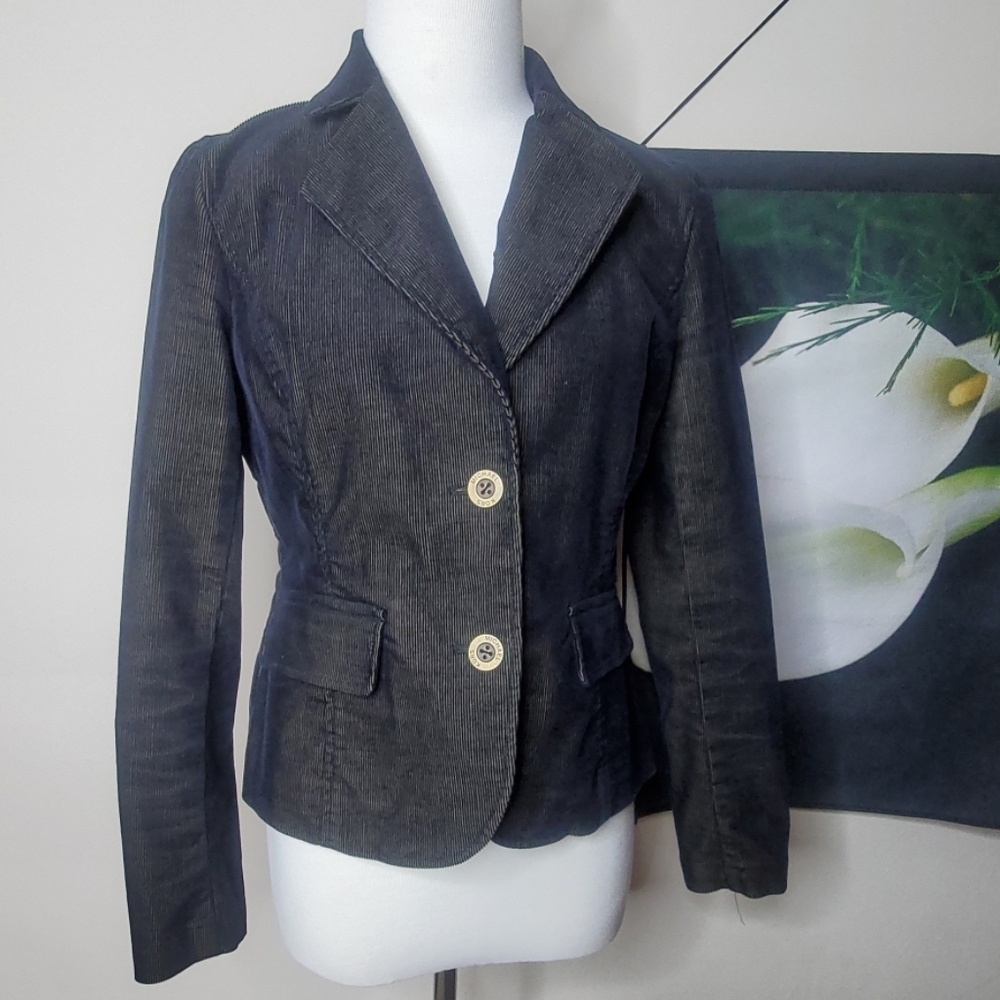 Michael Kors Corduroy 2 Button Front Jacket
